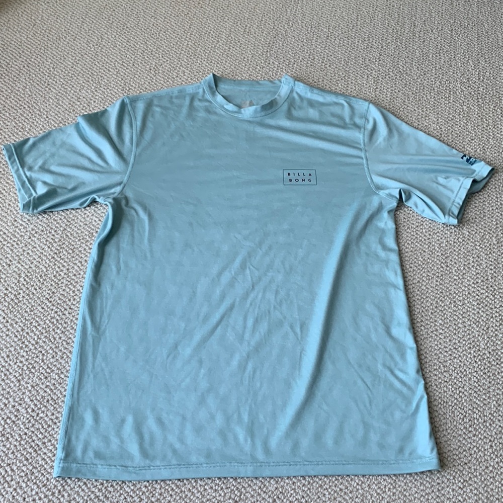 Blue billabong shirt large